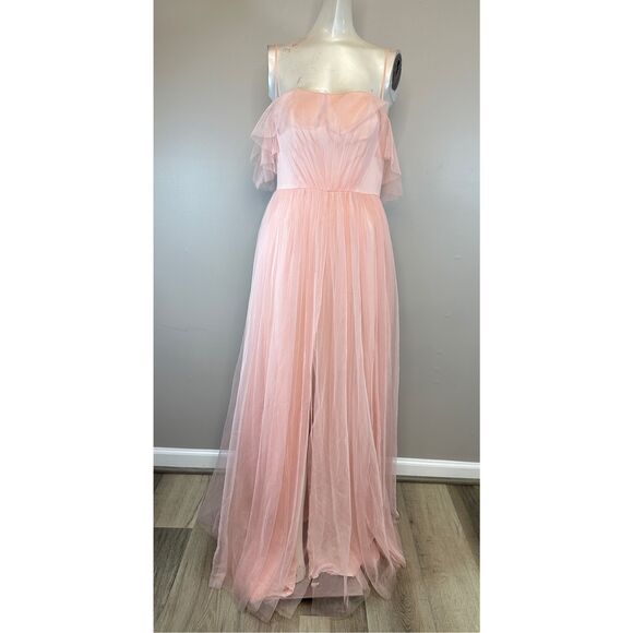 Vera Wang Bride Miriam Pleated Tulle Gown US 2 $395 - Picture 6 of 12